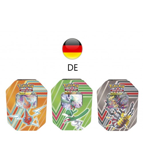 Pokémon ! BOX GO Tin Rotom + Galagladi + Giratina / DE
